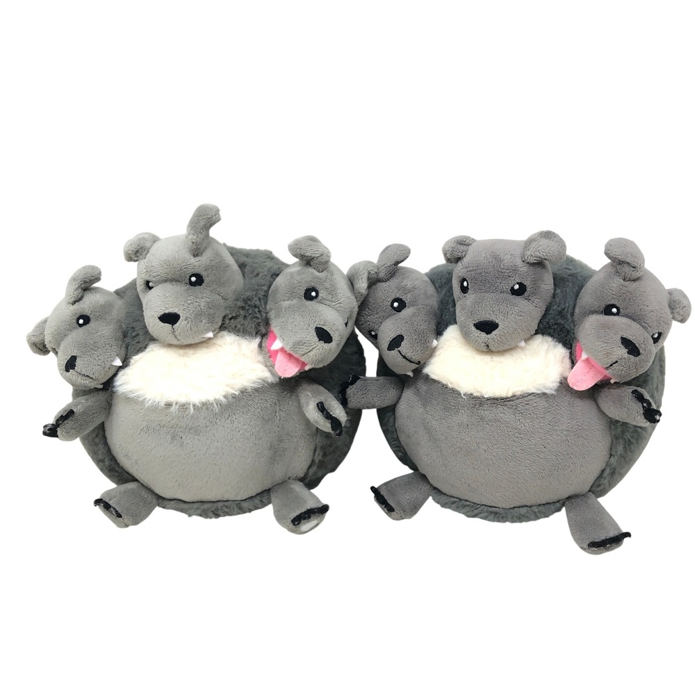 Squishable Cerberus Mini Plush Set 7" Grey‎ Three Headed Dog Mythical Creature